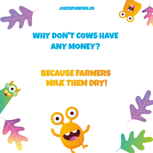 Clever cow jokes For 10-15 Years Old Kids