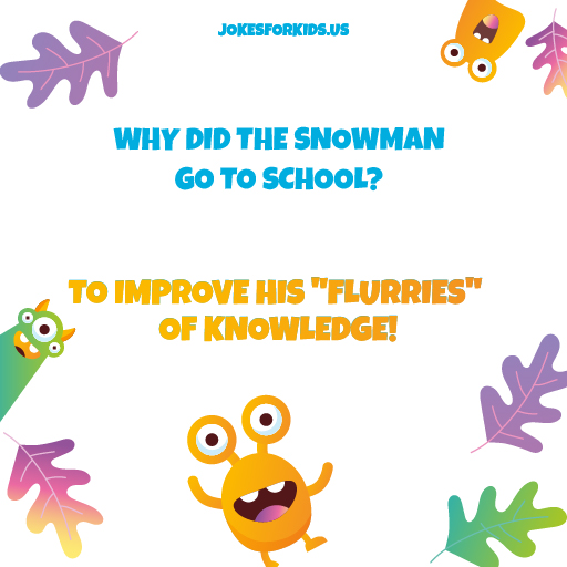 Cool Snowman Jokes for 1-5 Years Old Kids