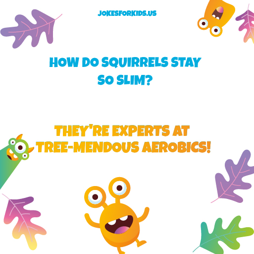 Silly Squirrel Jokes for 5-10 Years Old Kids